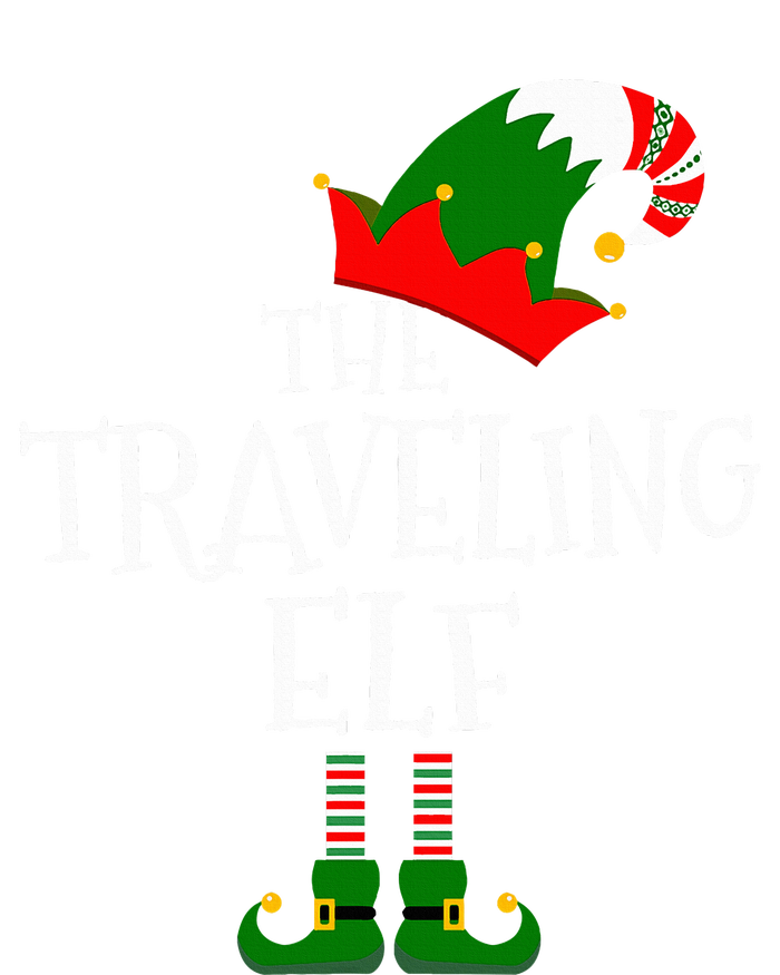 Funny The Traveling Elf Matching Family Group Gift Christmas PosiCharge Competitor Tank