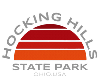 Hocking Hills Park Vintage Sunset Bumper Sticker