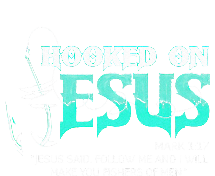 Hooked On Jesus Funny Fishing T-Shirt