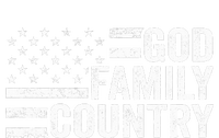 God Family Country Patriotic Christian American Flag Women's Perfect Tri Tunic Long Sleeve Shirt