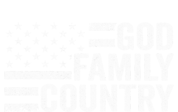 God Family Country Patriotic Christian American Flag Women's Perfect Tri Tunic Long Sleeve Shirt