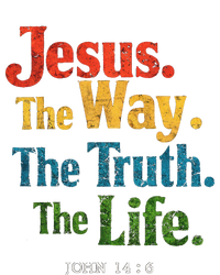 Jesus The Way Truth Life Women Christian T-Shirt