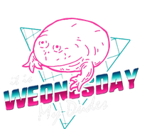 It Is Wednesday My Dudes 80s Neon T Retro Vintage Button