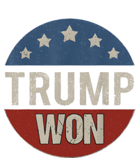 Trump Won 4th Of July American Flag Trump 2024 Bumper Sticker