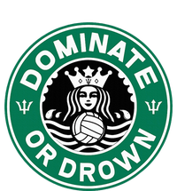 Water Polo Dominate Or Drown Cute Funny Parody Water Sport Magnet