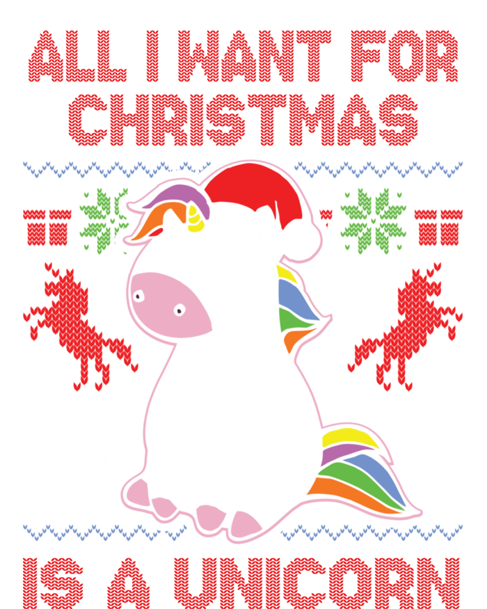 All I Want For Christmas Is A Unicorn Ugly Christmas Gift Sweatshirt