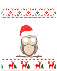 Happy Owlidays Funny Owl Ugly Christmas Gift T-Shirt