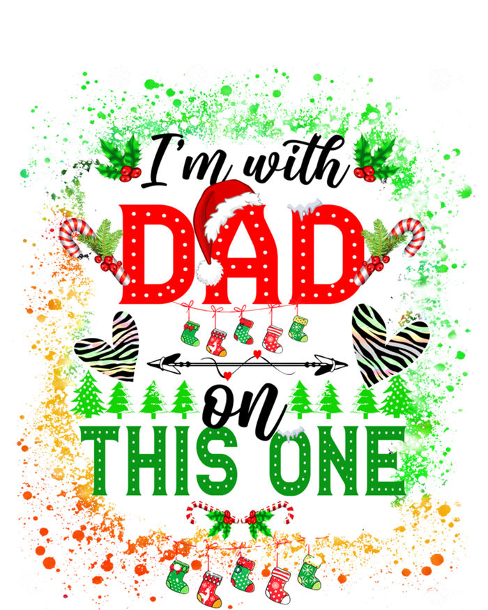 IM With Dad On This One Family Love Christmas Lights Pajama Meaningful Gift T-Shirt