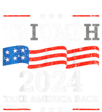 Trump Triumph Us President 45 47 Take America Back Flag 2024 T-Shirt