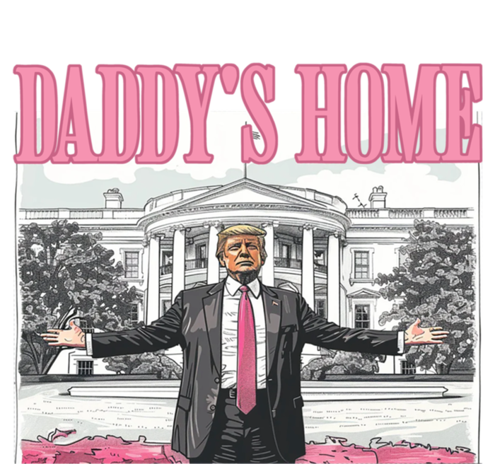 Trump Daddys Home White House 2024 Toddler Zip Fleece Hoodie