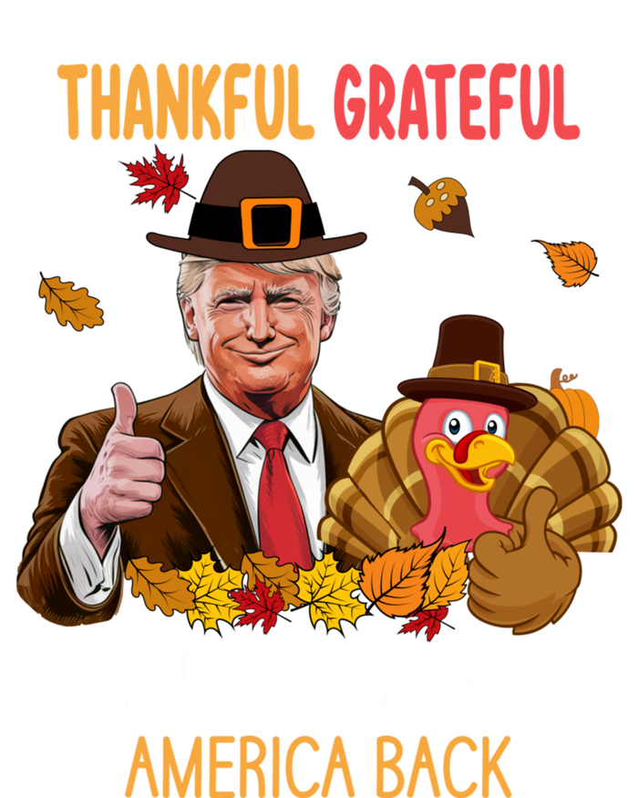 Trump Took America Back Thanksgiving Turkey Thankful T-Shirt