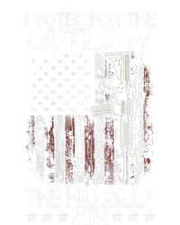 I Voted For The Outlaw And The Hillbilly President Trump 47 T-Shirt