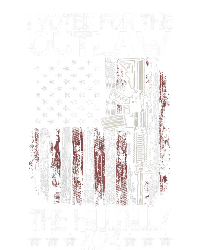 I Voted For The Outlaw And The Hillbilly President Trump 47 T-Shirt