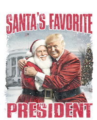 SantaS Favorite President Christmas Funny Trump Xmas Pajama T-Shirt