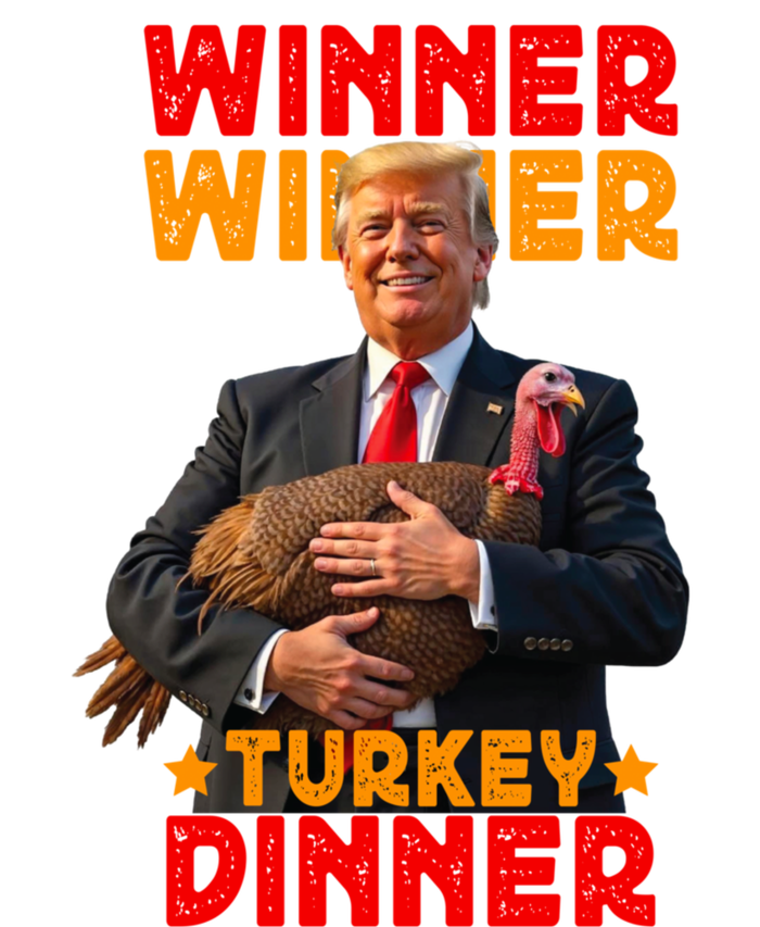 Winner Winner Turkey Dinner Funny Trump Thanksgiving Zip Tote Bag