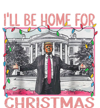 ILl Be Home For Christmas Santa Funny Trump Xmas Pajamas Cooling Performance Crew T-Shirt