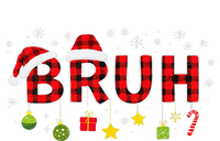 Bruh Funny Saying Bro Teens Christmas Pajamas Xmas Softstyle Adult Sport Polo