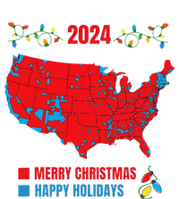 2024 Electoral Map Merry Christmas Trump Landslide Holiday Cooling Performance Crew T-Shirt