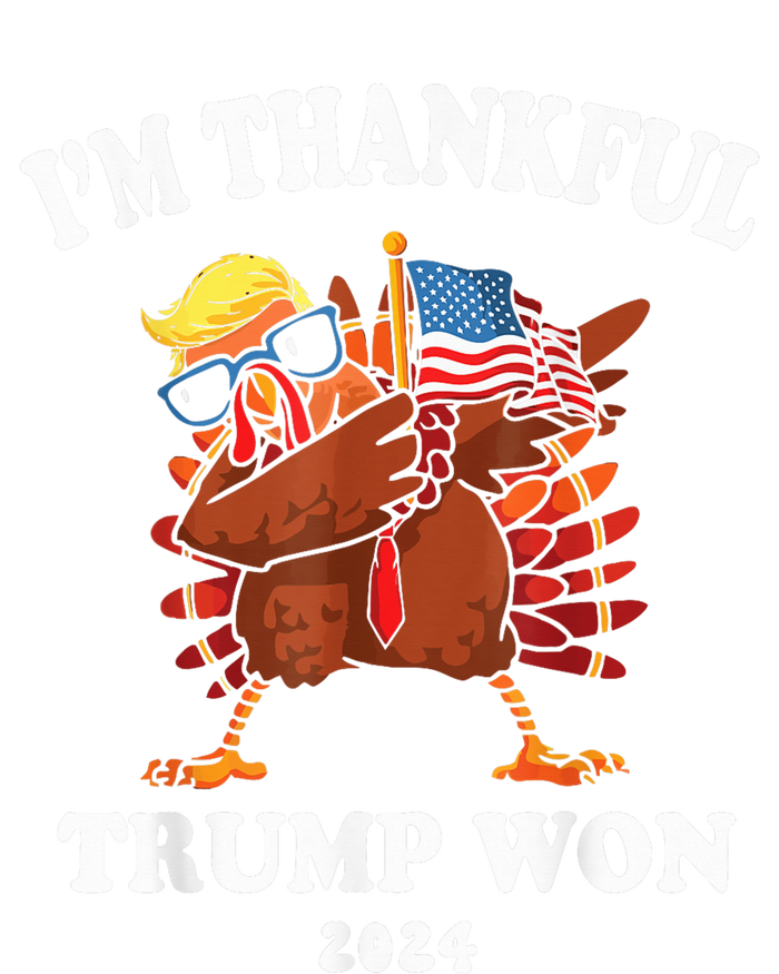 Trump Thanksgiving Im Thankful Trump Won 2024 Trump Won Us President Women's Perfect Tri Tunic Long Sleeve Shirt