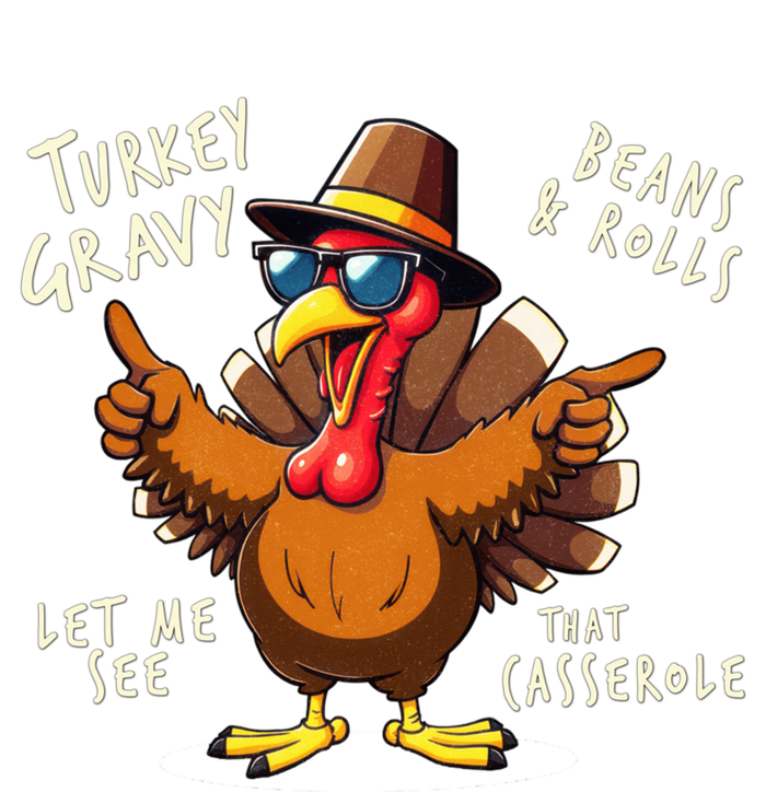 Turkey Gravy Beans And Rolls Casserole Funny Thanksgiving T-Shirt