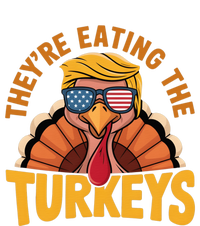 They Are Eating The Turkeys Funny Donald Trump Thanksgiving Women's Perfect Tri Tunic Long Sleeve Shirt