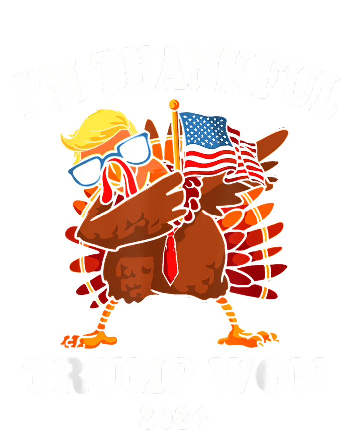 IM Thankful Trump Won Thanksgiving Trump Autumn Turkey 2024 Bumper Sticker