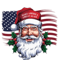 Make A Christmas Great Again Xmas Trump Maga Pajamas Santa Us Flag Yupoong Adult 5-Panel Trucker Hat