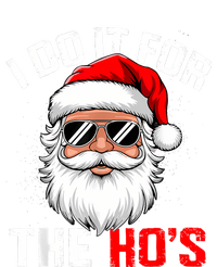 I Do It For The Hos Funny Inappropriate Christmas Santa Face T-Shirt