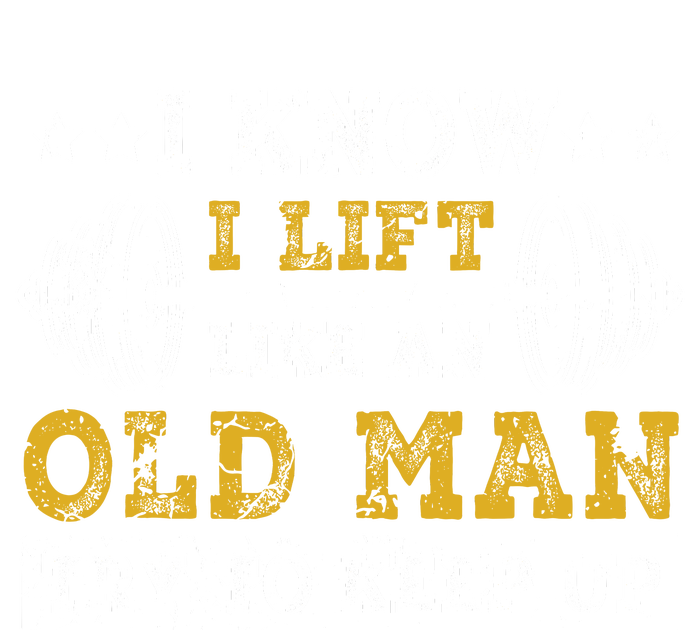 I Know I Lift Like An Old Man Try To Keep Up Weightlifting Ladies Essential Flowy Tank