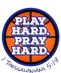 Play Hard. Pray Hard. Basketball Tank Top