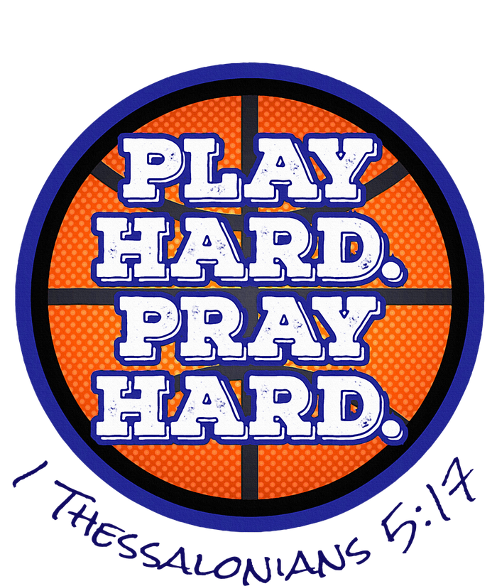 Play Hard. Pray Hard. Basketball Tank Top