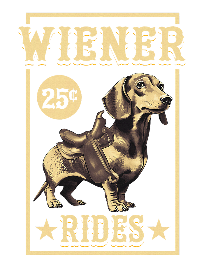 Wiener Rides Dachshund Lover Doxie Weiner Weenie Dog Owner Full-Length Apron With Pockets