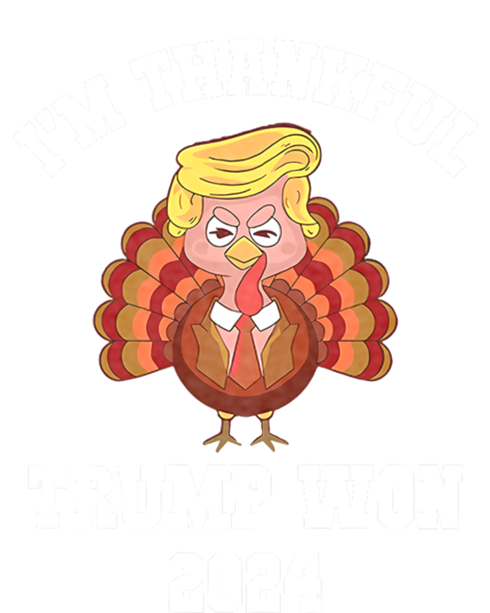 IM Thankful Trump Won 2024 Took American Back Thanksgiving Tie-Dye T-Shirt