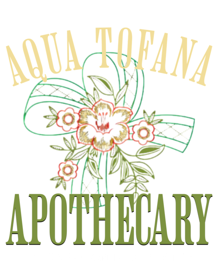 Funny Feminist Aqua Tofana Apothecary Vintage T-Shirt