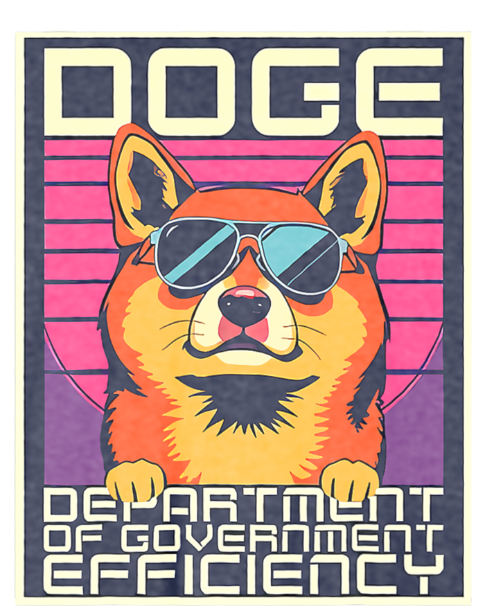 D.O.G.E Doge Department Of Government Efficiency Vintage T-Shirt