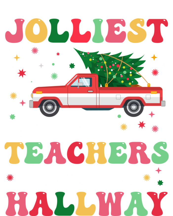 Jolliest Bunch Of Teachers This Side Of The Hallway Xmas Pj Tank Top