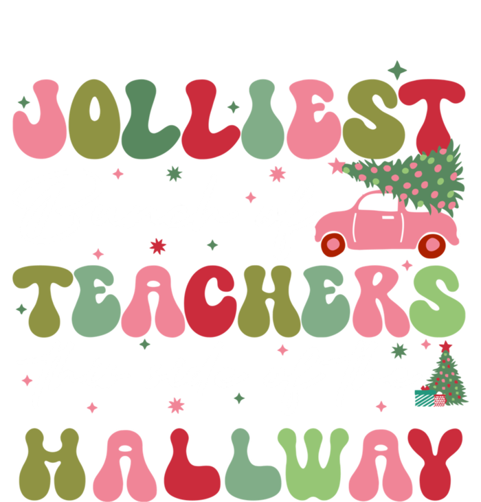 Jolliest Bunch Of Teachers This Side Of The Hallway Hooded Wearable Blanket