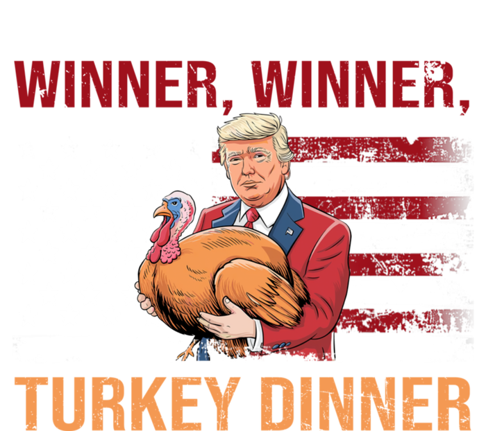 Humor Funny Trump Winner Winner Turkey Dinner Thanksgiving Ceramic Star Ornament