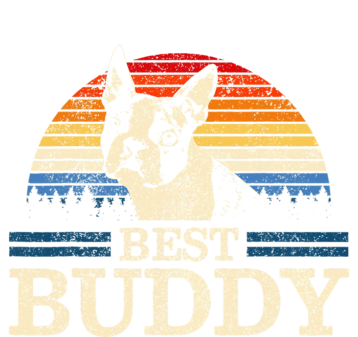 Boston Terrier Vintage Best Buddy Funny Dog Lover T-Shirt