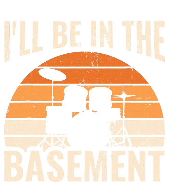 ILl Be In The Basement Drum Set Drumming Drummer Hooded Wearable Blanket