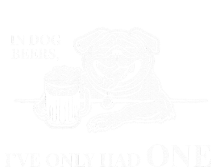 In Dog Beers IVe Only Had One Funny Drinking Ladies PosiCharge Competitor Racerback Tank