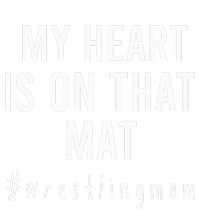 My Heart Is On That Mat Wrestling Mom Ladies Essential Flowy Tank