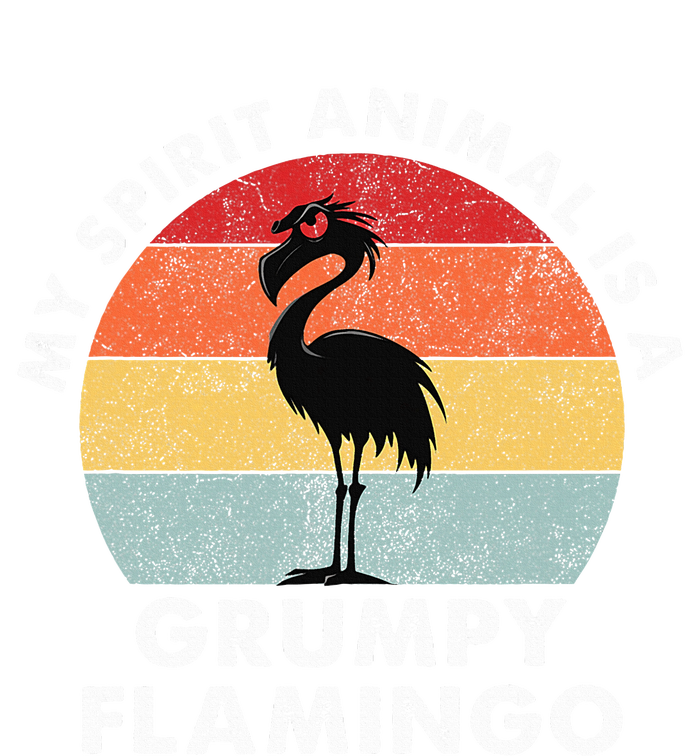 My Spirit Animal Is A Grumpy Flamingo Insulated Varsity Jacket