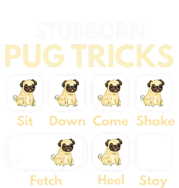 Stubborn Pug Tricks Funny Pug Saying Pug Owner Pug Metallic Star Ornament