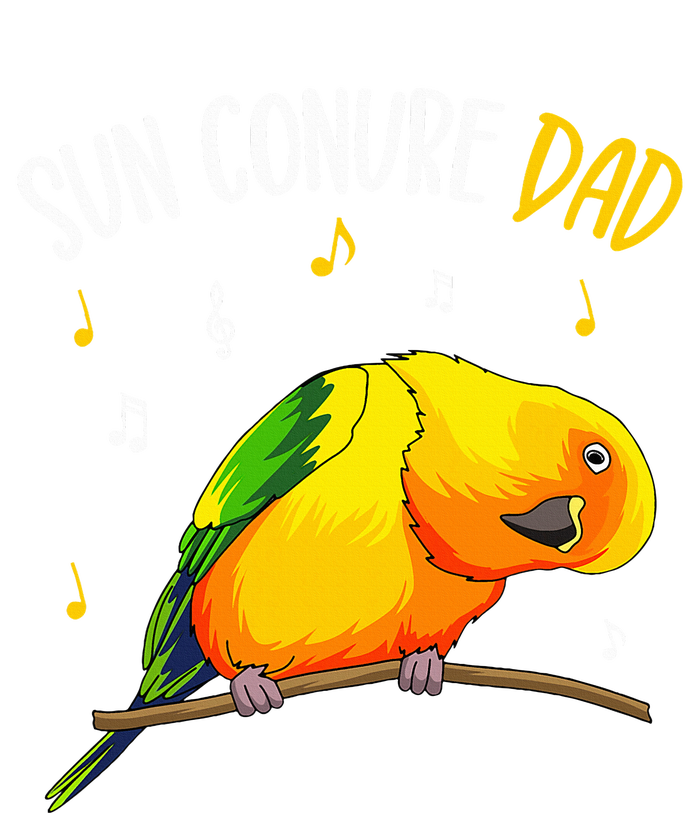 Sun Conure Dad Funny Parrot Bird Lover Performance Long Sleeve Polo