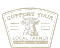 Support Your Local Farmer Eat Beef Women's Crop Top Tee