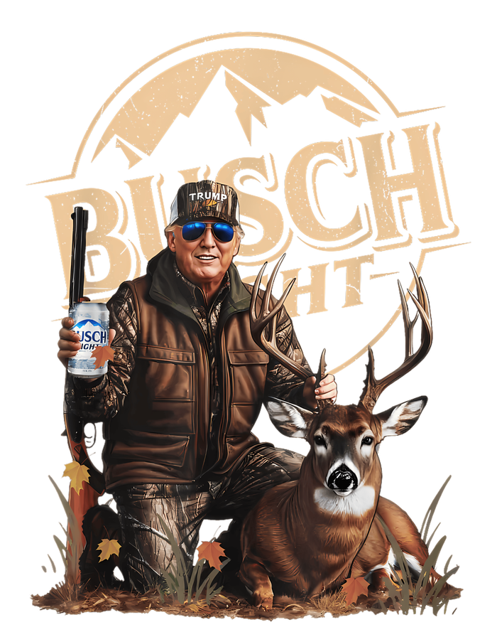 Retro Trump Hunting Deer Funny Beer Drinking Beer Hunting Stainless Steel Insulated Water Bottle