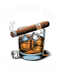 I’Ll Be In The Backyard Bourbon Whiskey Stogie Bourbon Lovers Flat Bill Trucker Hat