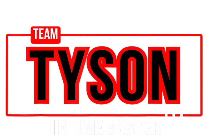 Team Tyson Family Personalized Name Vintage Tyson V-Neck T-Shirt