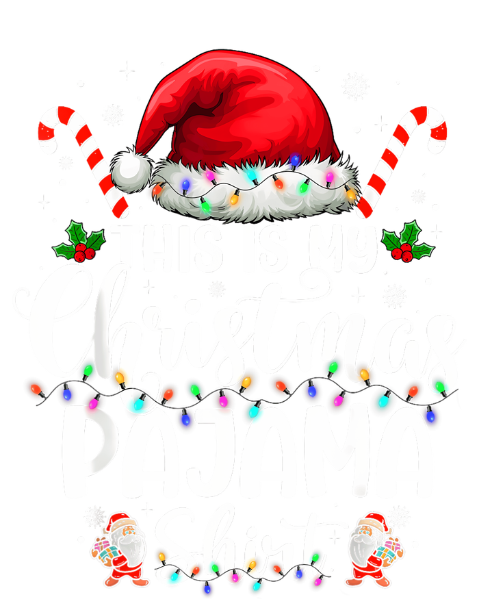 This Is My Christmas Pajama Funny Xmas Pjs Sweatshirt Cinch Pack Bag